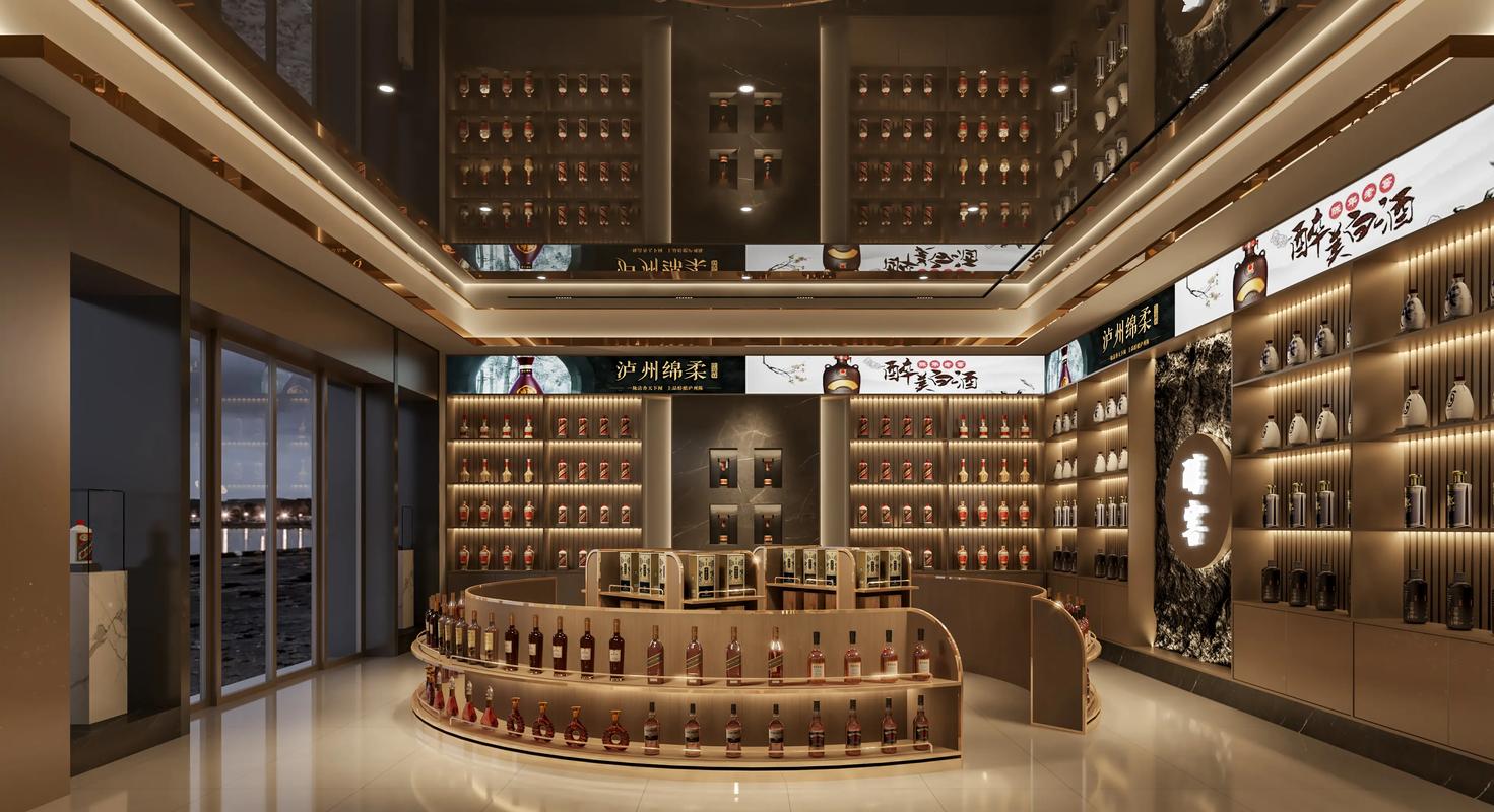 选九揽烟酒柜，开店装修省心又出效果