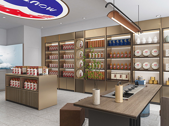 飞天茅台展示柜